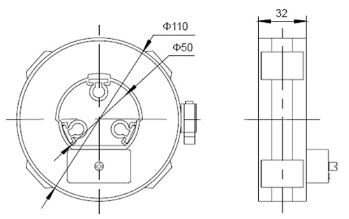 Split core cast resin current transformer