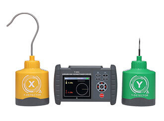 Wireless high voltage phasor checker